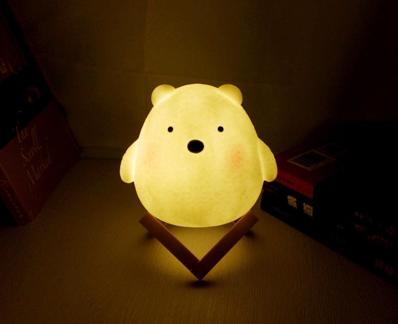 Led Night Light Rabbit Cartoon Ins Creative Children's Luminous Toy - BUNNY BAZAR