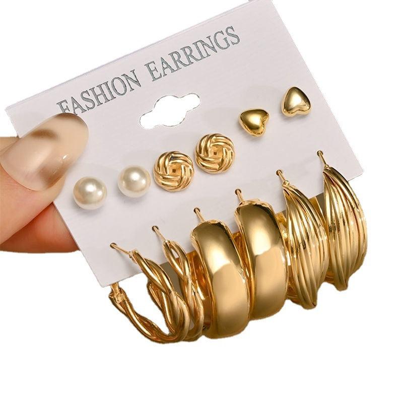 Earring Lady Student Exaggerated Society - BUNNY BAZAR