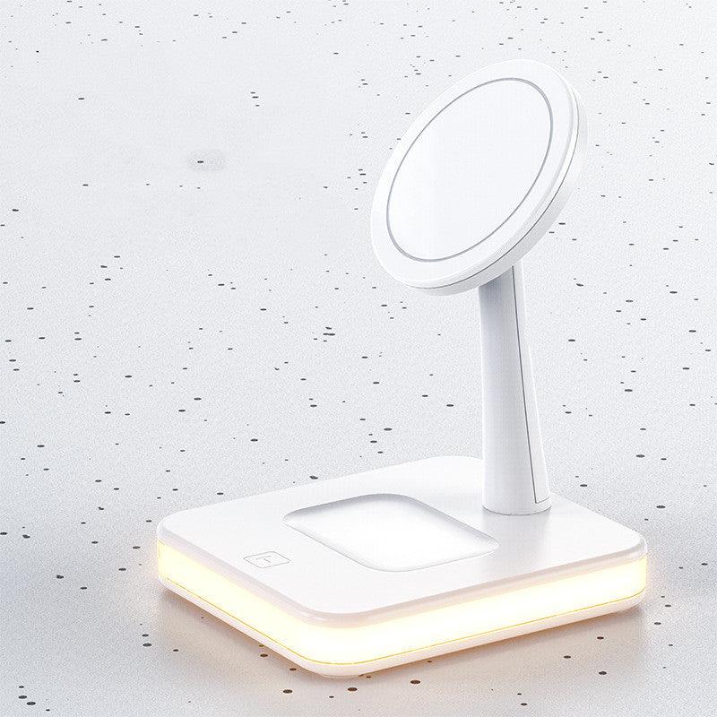 3 In 1 Magnetic Wireless Charger Stand Fast Charging Dock Station - BUNNY BAZAR