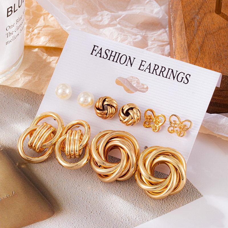 Earring Lady Student Exaggerated Society - BUNNY BAZAR