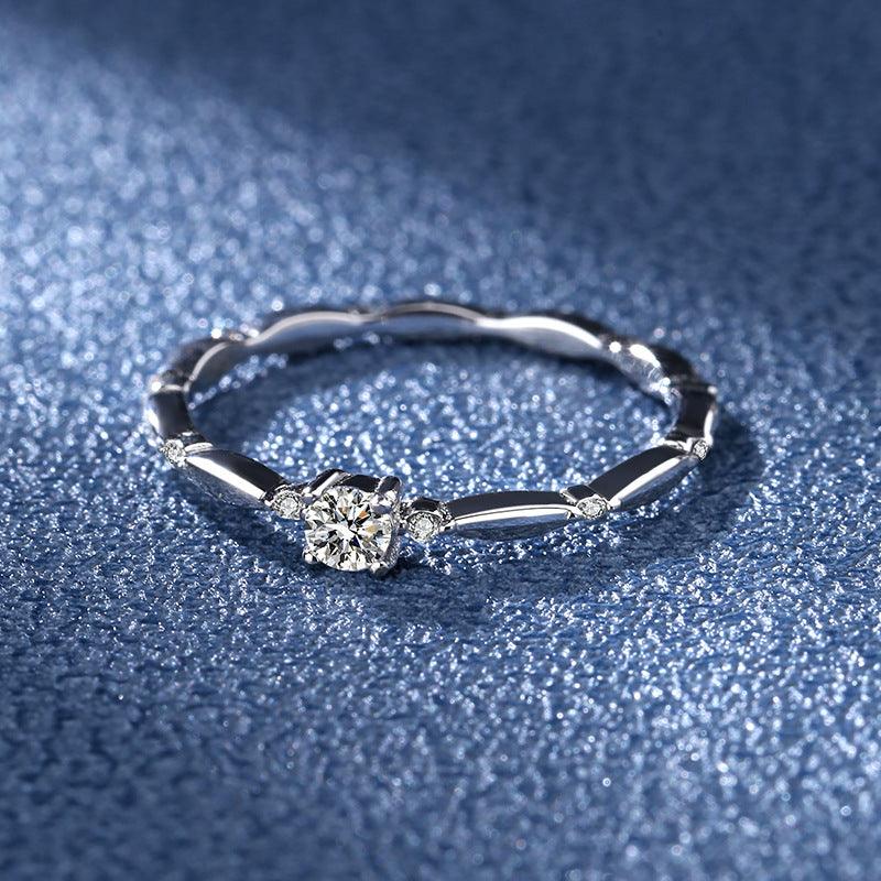 Moissanite Fashion Diamond Wedding Ring - BUNNY BAZAR