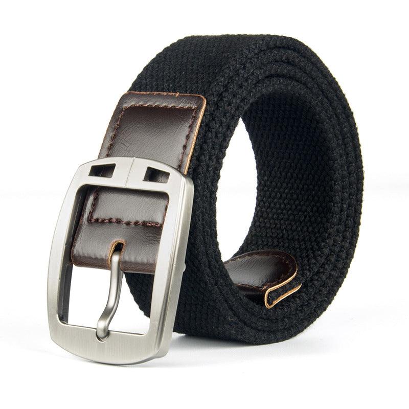 Pin Buckle Canvas Belt Casual - BUNNY BAZAR