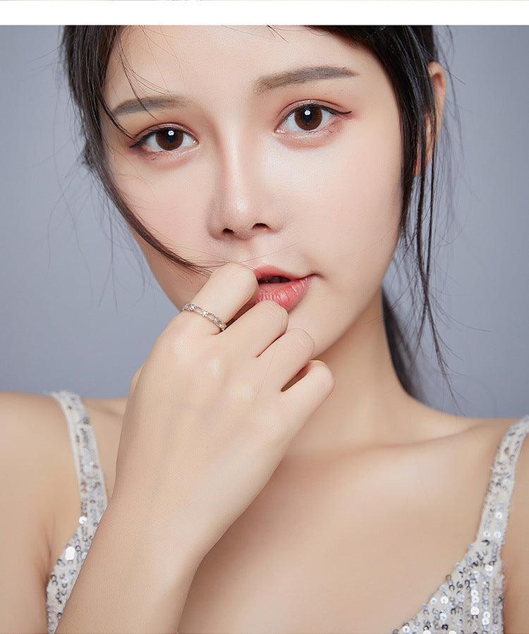 Lace Ring Platinum-plated Simple Pattern Fashion - BUNNY BAZAR