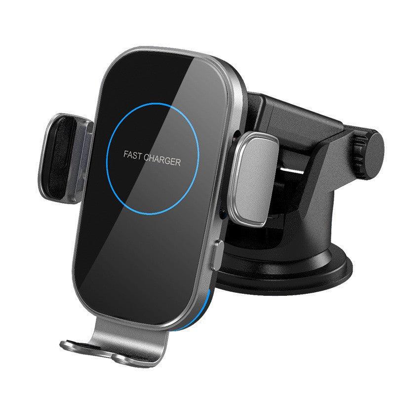 Car Wireless Charger 15W Quick Charge Automatic Induction Navigation Mobile Phone Holder - BUNNY BAZAR