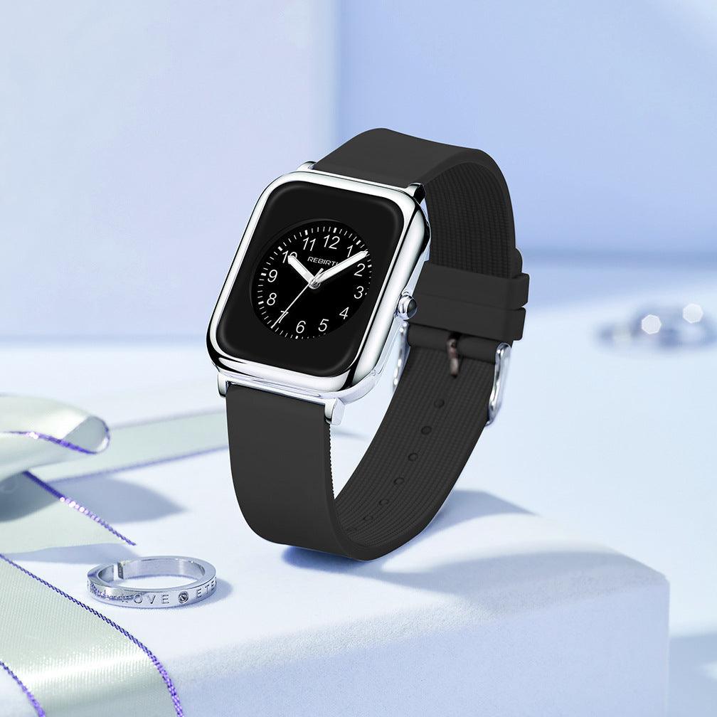 Quartz Watch Black Square Waterproof Women's Watch Exquisite Elegant Fashion Watch Female - BUNNY BAZAR
