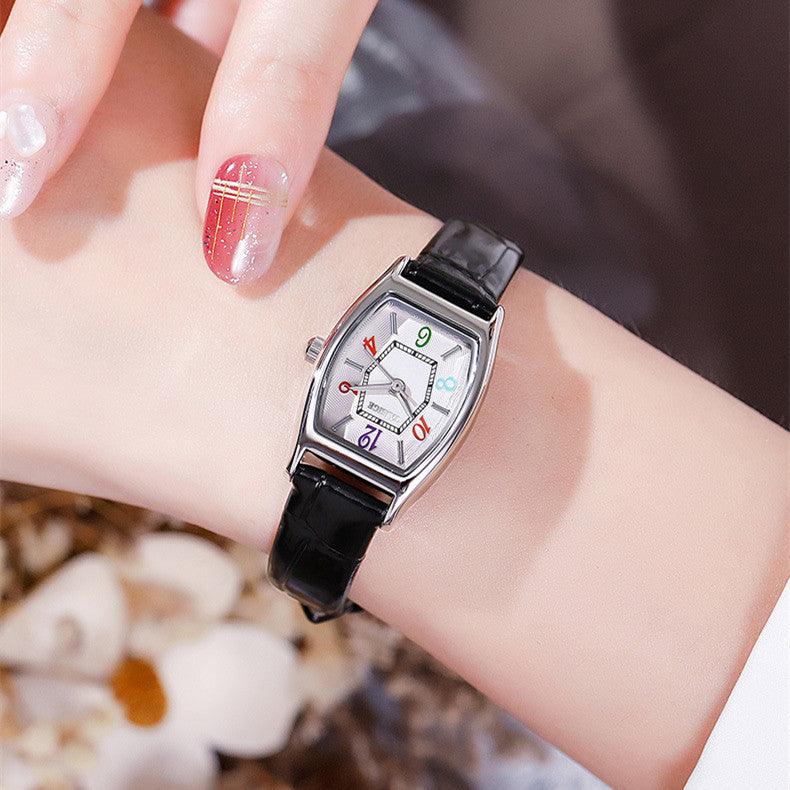 T-31Women's Niche Design Stylish Roman Literal Watch - BUNNY BAZAR