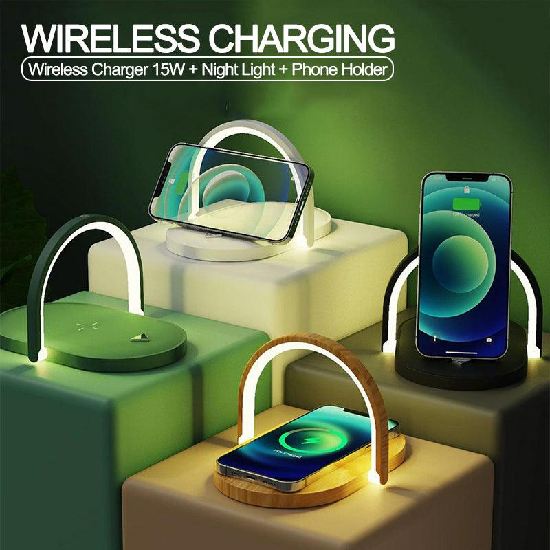 3 In 1 Foldable Wireless Charger With Night Light is a Multi-Functional Device - BUNNY BAZAR