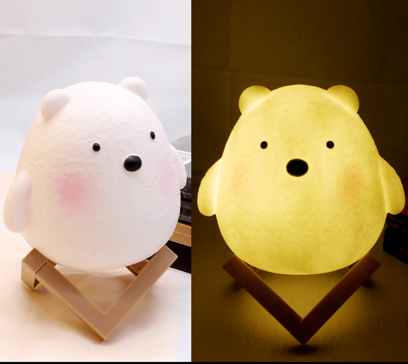Led Night Light Rabbit Cartoon Ins Creative Children's Luminous Toy - BUNNY BAZAR