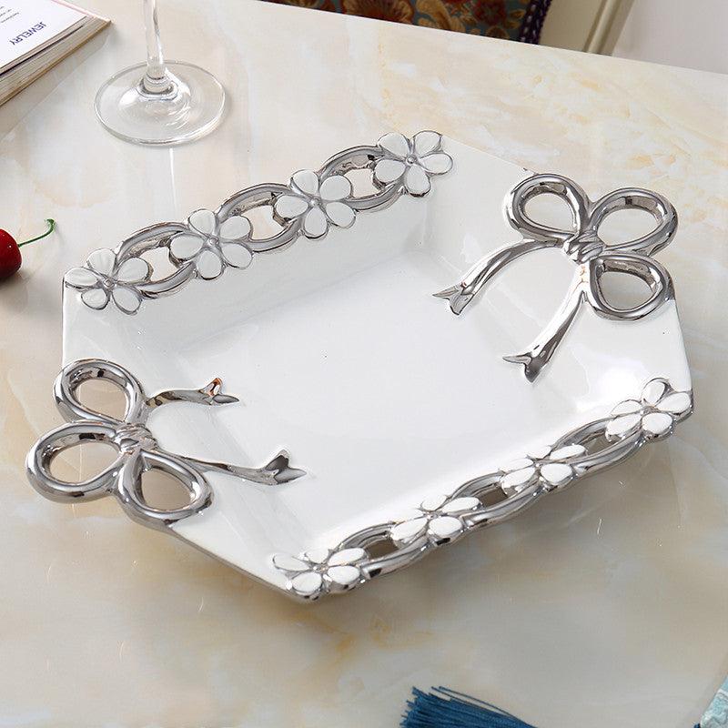 Nordic Fruit Plate Light Luxury Living Room Coffee Table Home - BUNNY BAZAR