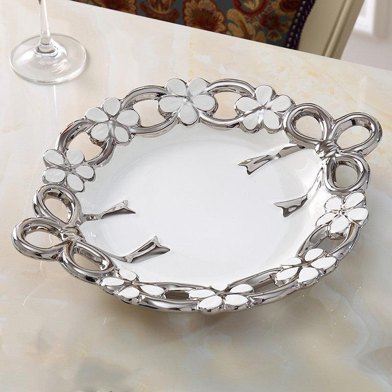 Nordic Fruit Plate Light Luxury Living Room Coffee Table Home - BUNNY BAZAR