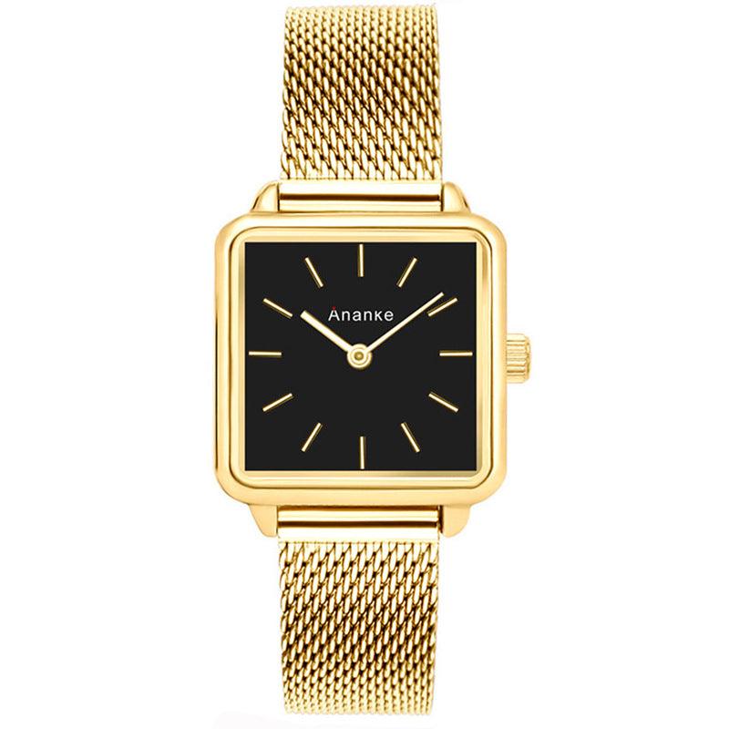 Waterproof Square Ladies Watch Quartz Movement In 26 Different Styles And Colors - BUNNY BAZAR
