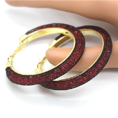 Gold-plated Earrings, Crystal Mesh Chain, Female Earring Jewelry - BUNNY BAZAR