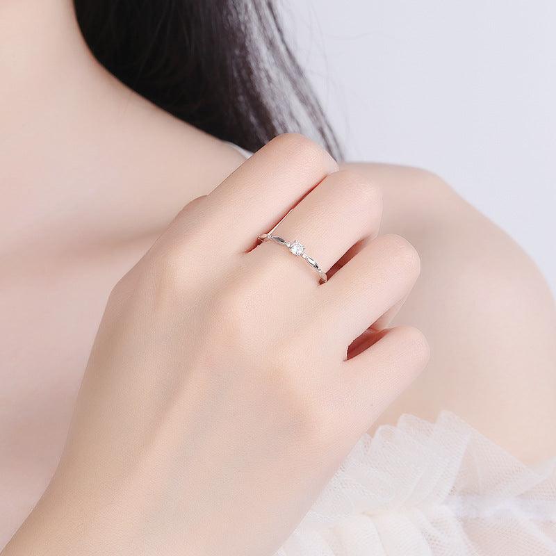 Moissanite Fashion Diamond Wedding Ring - BUNNY BAZAR