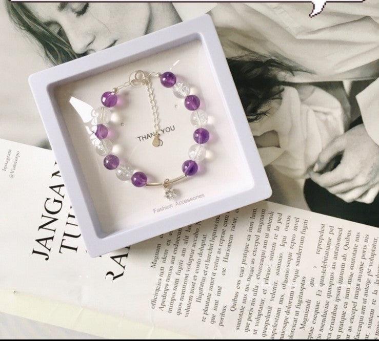 Hot Sale Natural Lavender Amethyst Bracelet Women - BUNNY BAZAR