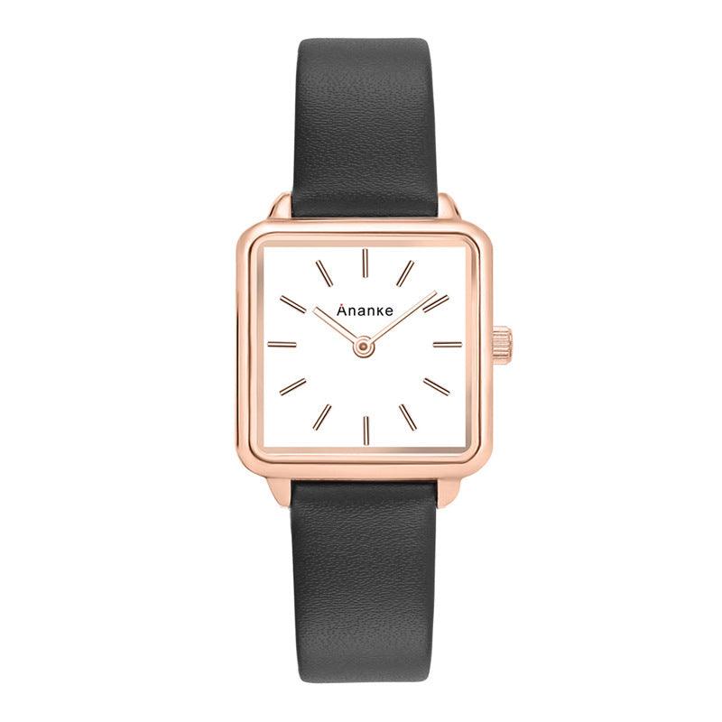 Waterproof Square Ladies Watch Quartz Movement In 26 Different Styles And Colors - BUNNY BAZAR