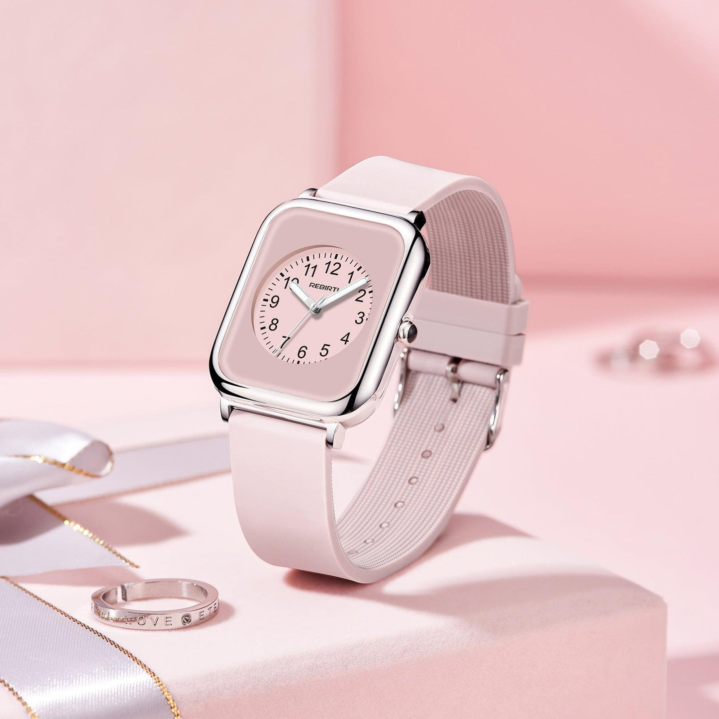 Quartz Watch Black Square Waterproof Women's Watch Exquisite Elegant Fashion Watch Female - BUNNY BAZAR