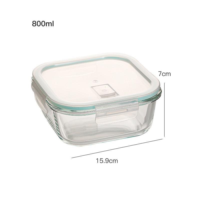Glass Lunch Box Microwave Lunch Box Separation Type - BUNNY BAZAR