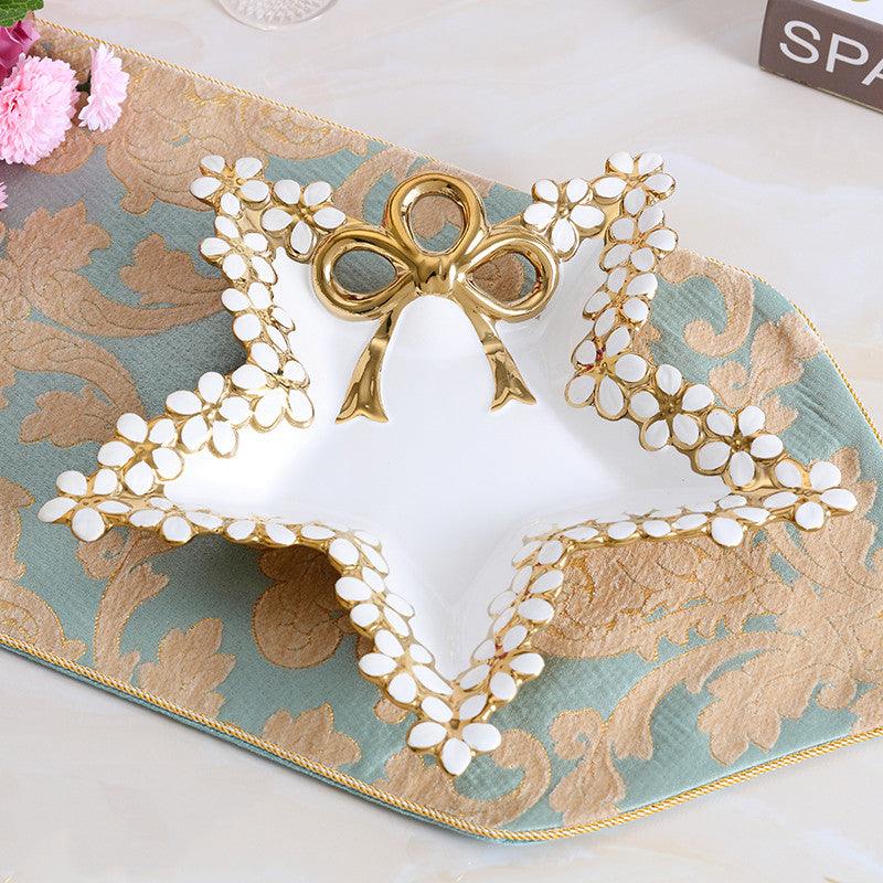 Nordic Fruit Plate Light Luxury Living Room Coffee Table Home - BUNNY BAZAR