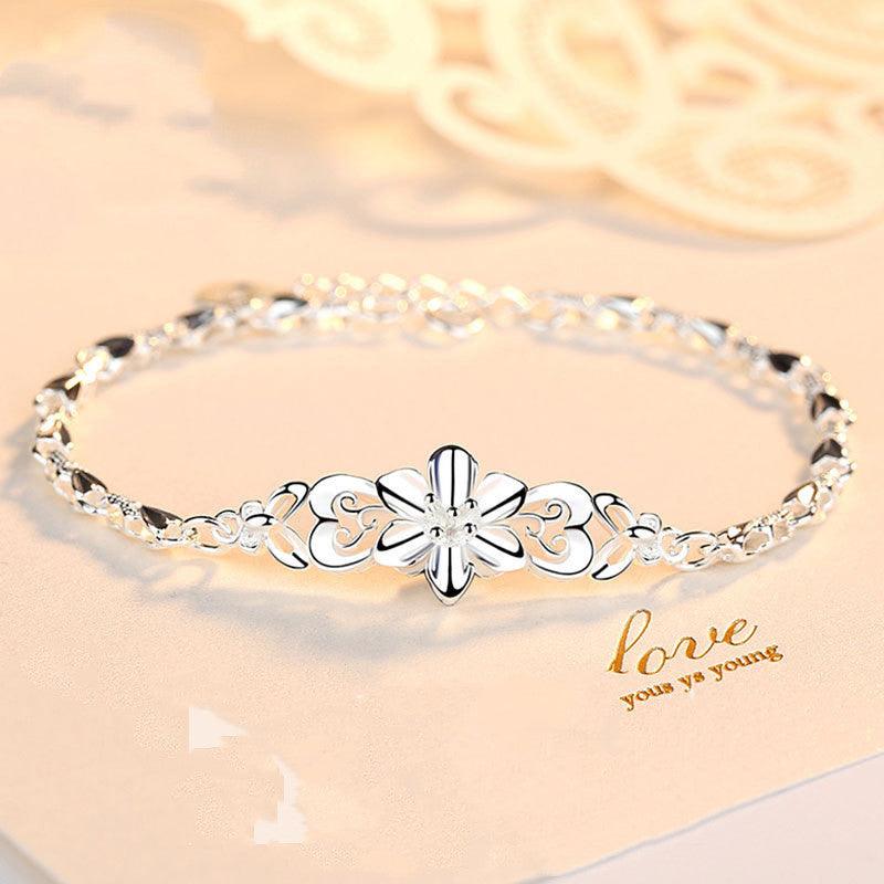 S999 Foot Silver Sterling Bracelet - BUNNY BAZAR