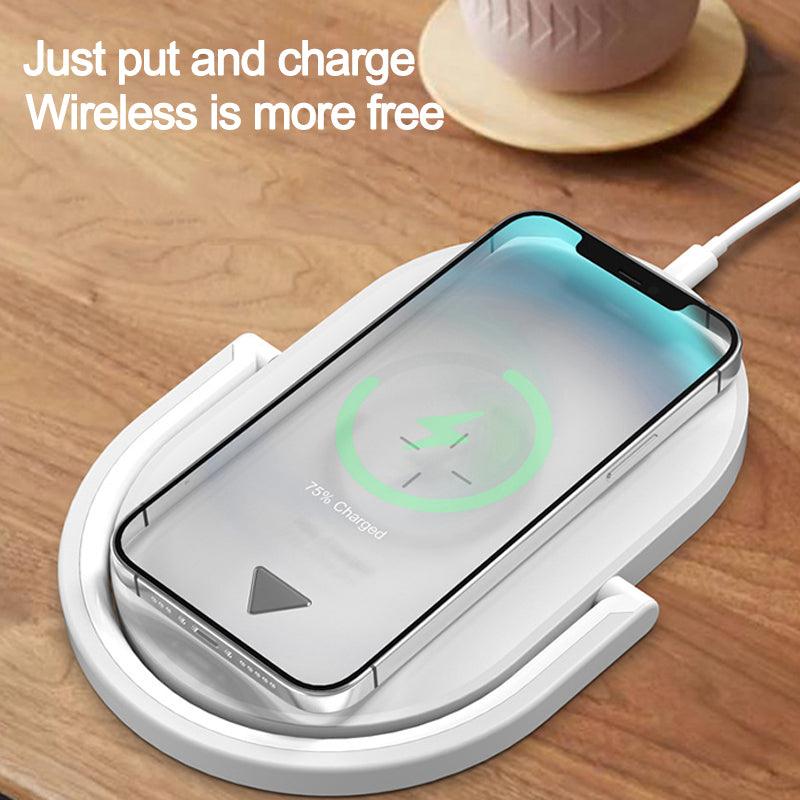 3 In 1 Foldable Wireless Charger With Night Light is a Multi-Functional Device - BUNNY BAZAR