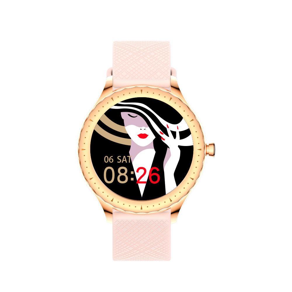 Smart Watch Women's Round Dial Multifunction - BUNNY BAZAR