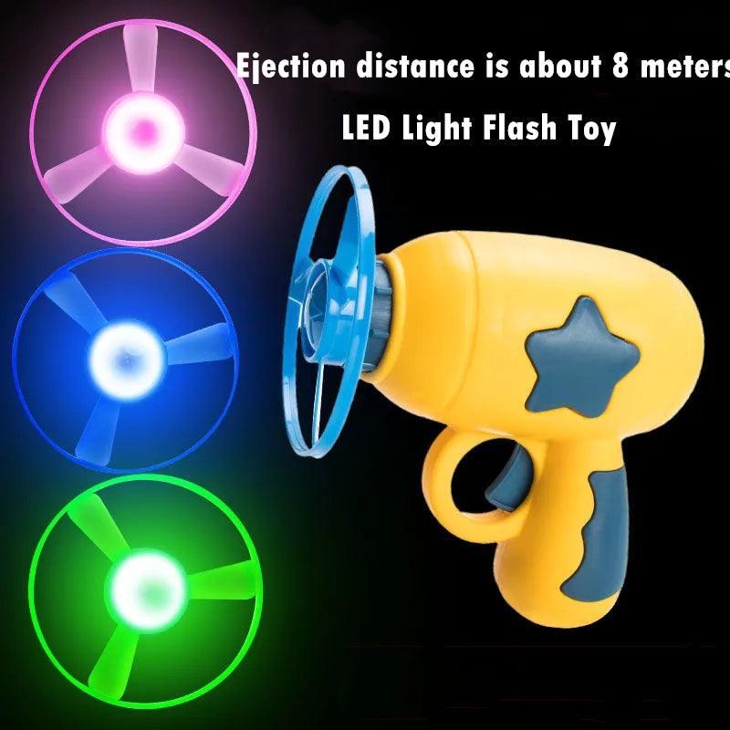 Pet Toy Dog Cat LED Light Toy Luminous Children's Party Toy Bamboo Dragonfly Toy Training Toy Pet Throw Launcher - BUNNY BAZAR