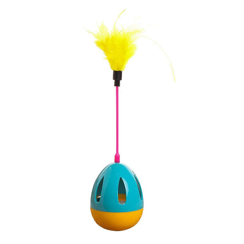 Feather Funny Tumbler Pet Cat Toy - BUNNY BAZAR