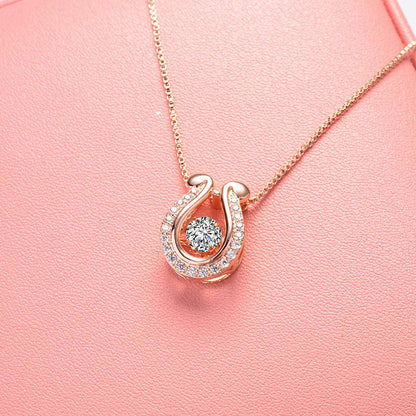 Korean Version Of Simple Diamond Short Necklace - BUNNY BAZAR