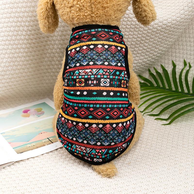 Small Dog Teddy Bear National Style Pet Clothes - BUNNY BAZAR