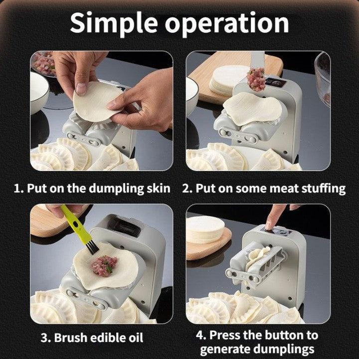 Homemade Dumplings With This Easy Electric Automatic Dumpling Maker Machine - BUNNY BAZAR