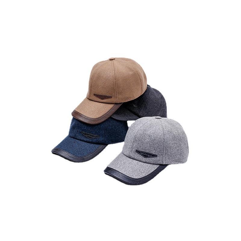 Hat Autumn And Winter Baseball Cap Middle Aged And Elderly Ear Protection - BUNNY BAZAR