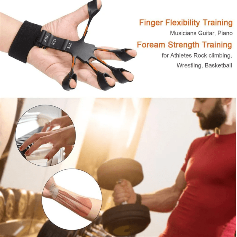 Finger Exercise Stretcher is made from soft silicone for a secure and comfortable grip - BUNNY BAZAR