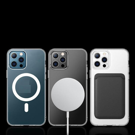 Full Transparent Back Cover Magnetic Phone Case - BUNNY BAZAR
