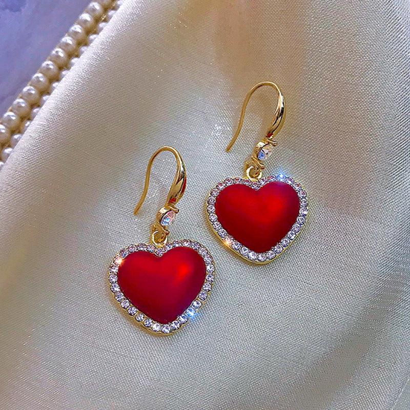 Silver Needle Earrings Net Red All-match Earrings Earrings - BUNNY BAZAR