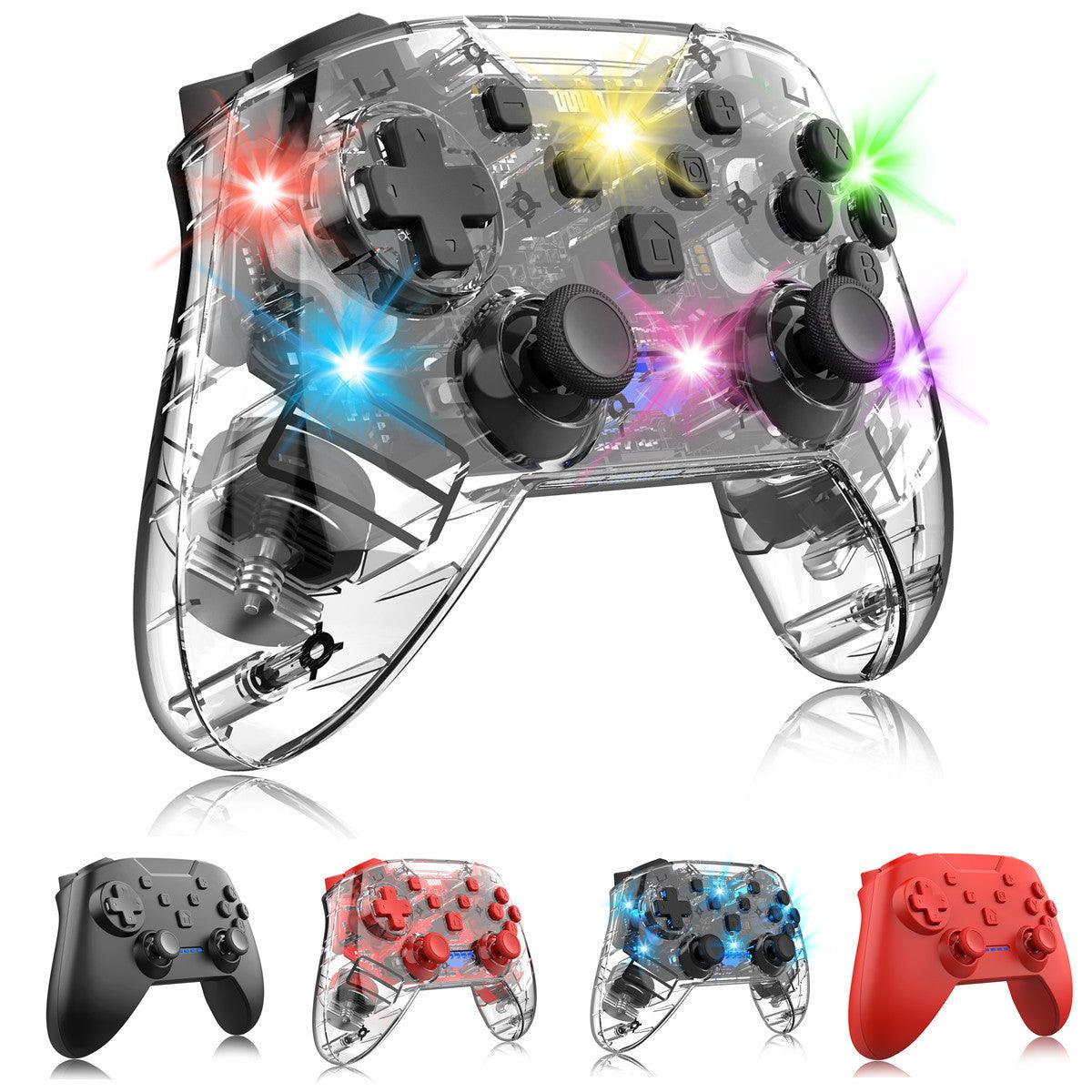 Wireless Wake-up Burst SwitchPRO Bluetooth Transparent Lighted Gamepad - BUNNY BAZAR