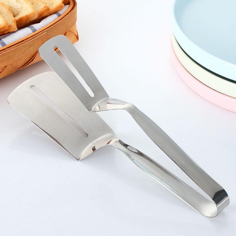 BBQ Stainless Steel Fryer Clamp Strainer Filter Spoon With Clip Food Kitchen Oil-Frying BBQ Filter Cooking Tools - BUNNY BAZAR