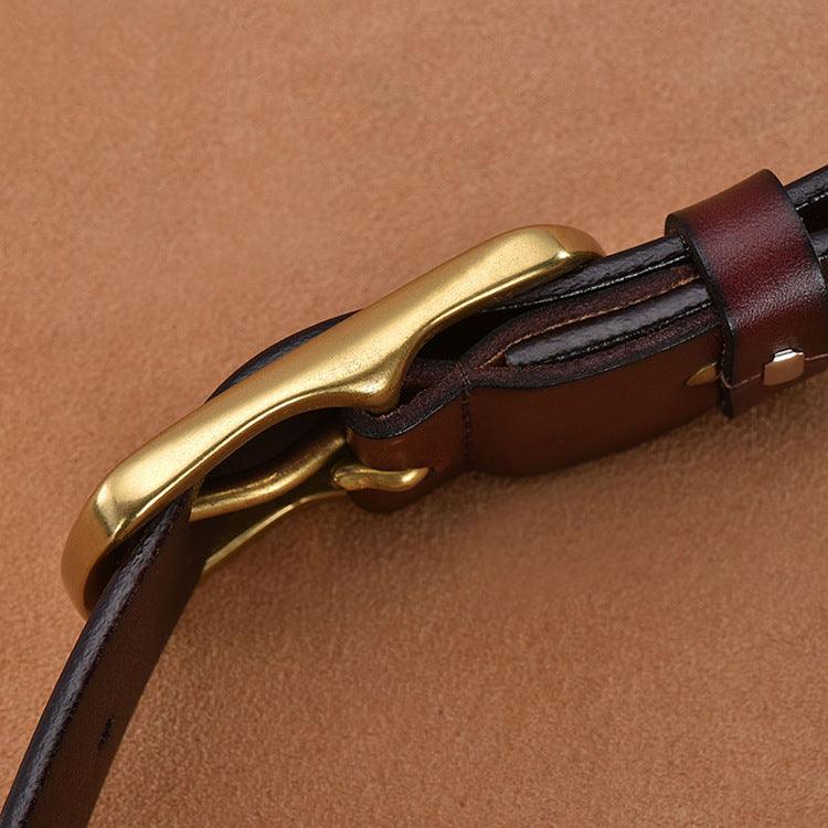 Men's Genuine Leather Belt is The Aerfect Accessory For Any Occasion - BUNNY BAZAR