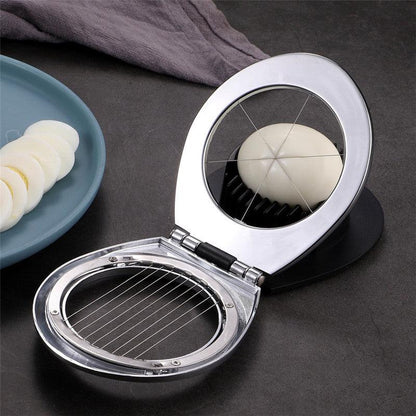 Egg Cutter is Made of Heavy-Duty Zinc Alloy and Precisely Slices Eggs For Salads - BUNNY BAZAR