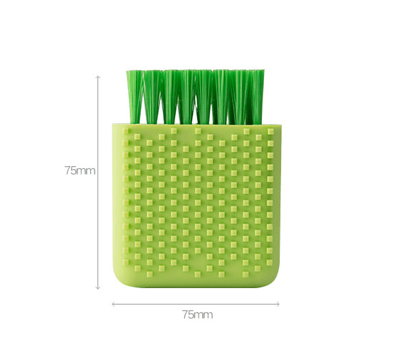 Square Potted Silicone Kitchen Washing Bowl Dish Laundry Clothes Cleaning Brush - BUNNY BAZAR