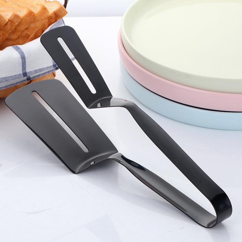 BBQ Stainless Steel Fryer Clamp Strainer Filter Spoon With Clip Food Kitchen Oil-Frying BBQ Filter Cooking Tools - BUNNY BAZAR