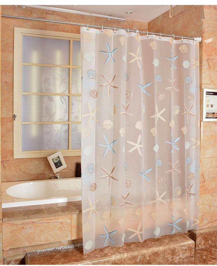 Modern Starfish Shower Curtain - BUNNY BAZAR