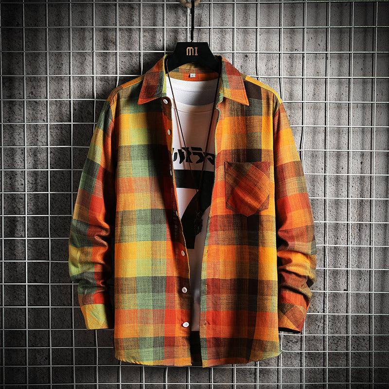 Oversized Loose Men's Casual Shirt Jacket - BUNNY BAZAR