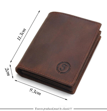 Anti-magnetic RFID leather wallet - BUNNY BAZAR