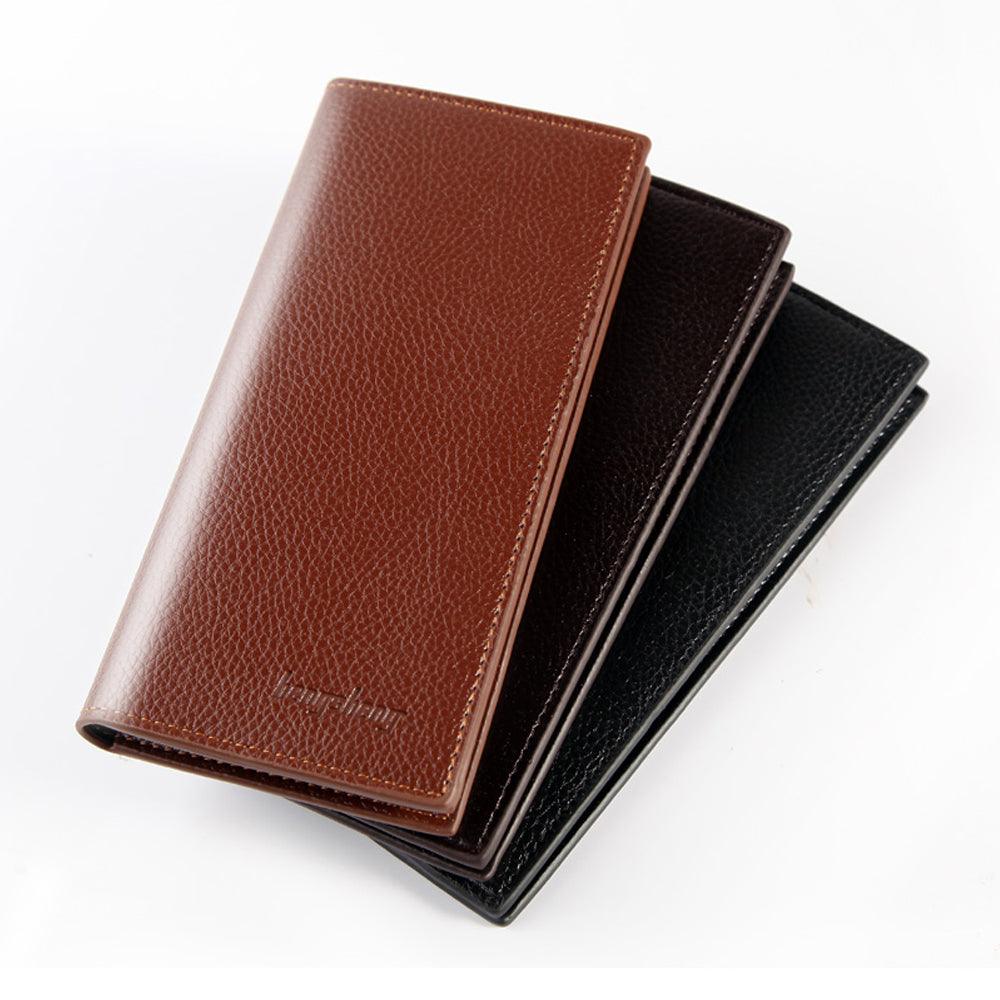 Soft leather long slim wallet - BUNNY BAZAR