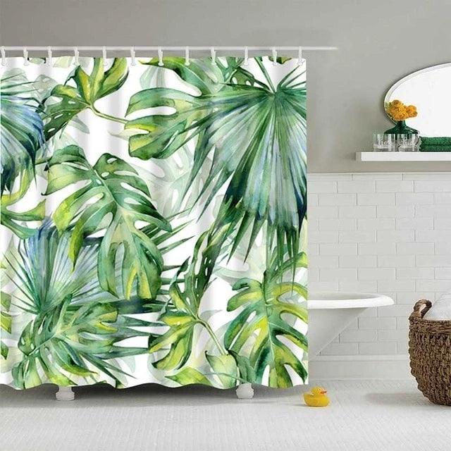 Tropical Shower Curtain - BUNNY BAZAR