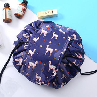 Animal Printing Large Capacity Drawstring Lazy Cosmetic Storage Bag - BUNNY BAZAR