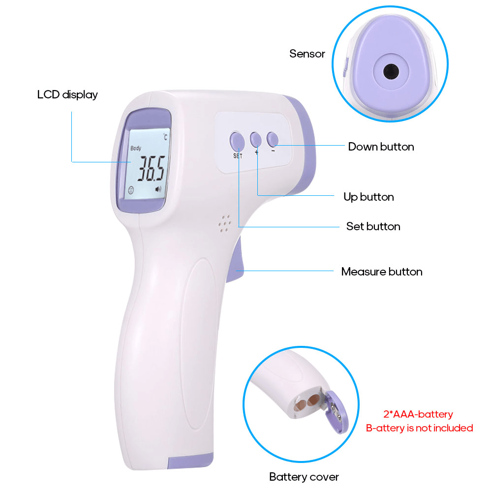 Infrared Thermometer Gun Non-Contact Digital IR Thermal Camera - BUNNY BAZAR