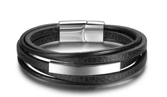 Genuine Leather Bracelets For Men - BUNNY BAZAR