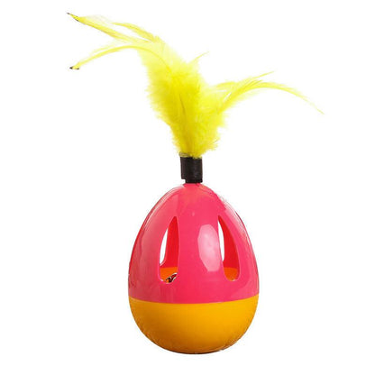 Feather Funny Tumbler Pet Cat Toy - BUNNY BAZAR