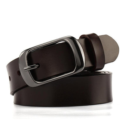 Genuine Leather Fashion Lengthened Pure Cowhide Pants Belt - BUNNY BAZAR